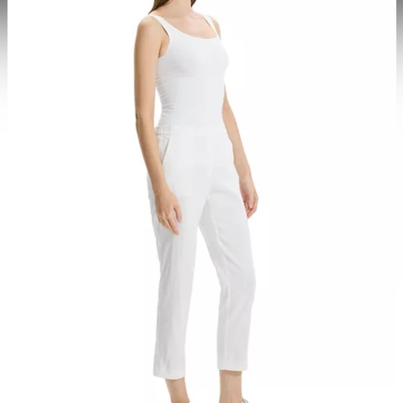 Theory Slim Cropped Crisp WhiteTrousers, Size 2 NWOT - Picture 5 of 7